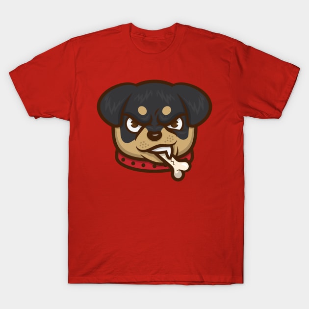 Rottie Pupper T-Shirt by JenniferSmith